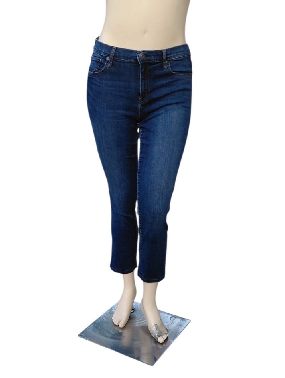 92426 Women's Gap Crop Skinny Jeans Size 14/32R, 9 1/2" Rise